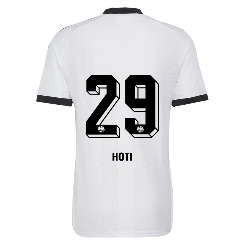 Danxen Herren Leart Hoti #29 Schwarz Weiß Auswärtstrikot Trikot 2026/27 T-Shirt