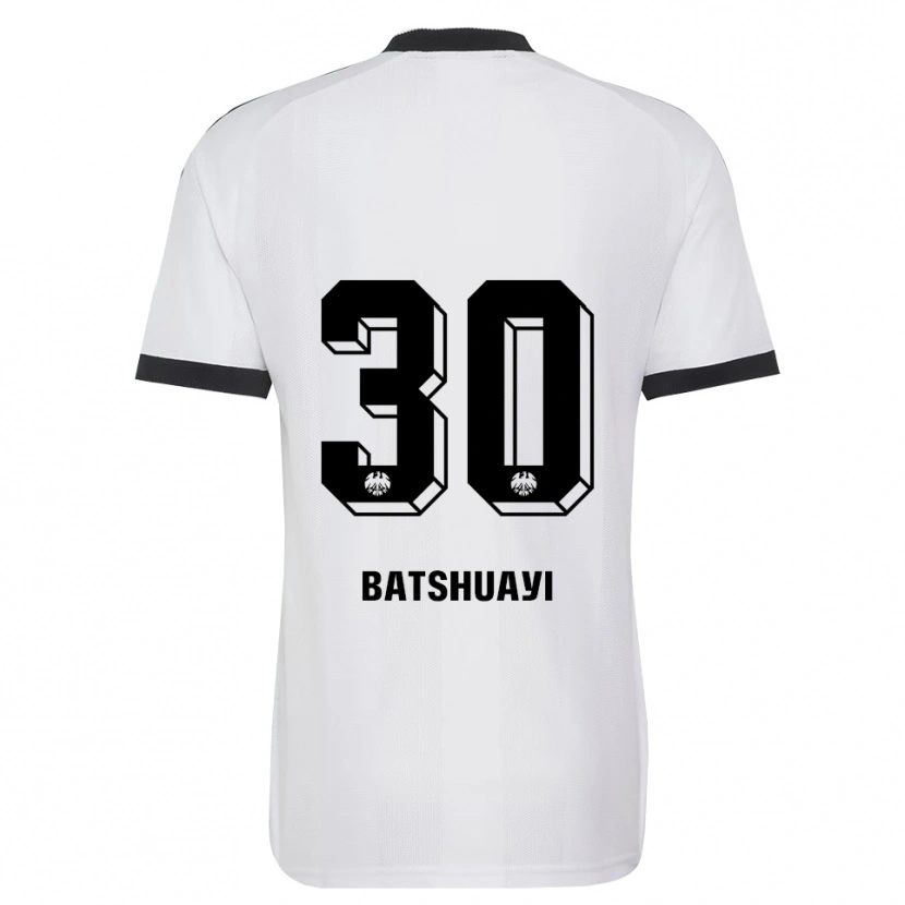 Danxen Herren Michy Batshuayi #30 Schwarz Weiß Auswärtstrikot Trikot 2026/27 T-Shirt