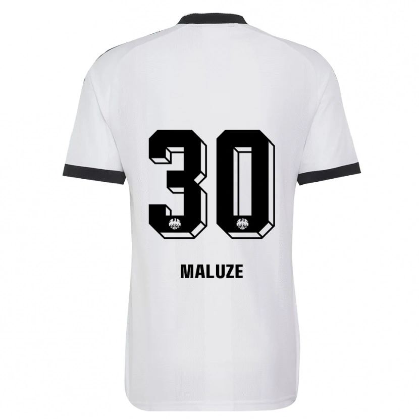 Danxen Herren Jeremiaha Maluze #30 Schwarz Weiß Auswärtstrikot Trikot 2026/27 T-Shirt