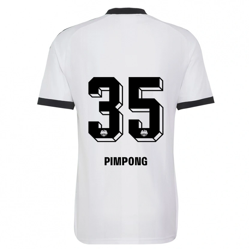 Danxen Herren Malik Pimpong #35 Schwarz Weiß Auswärtstrikot Trikot 2026/27 T-Shirt