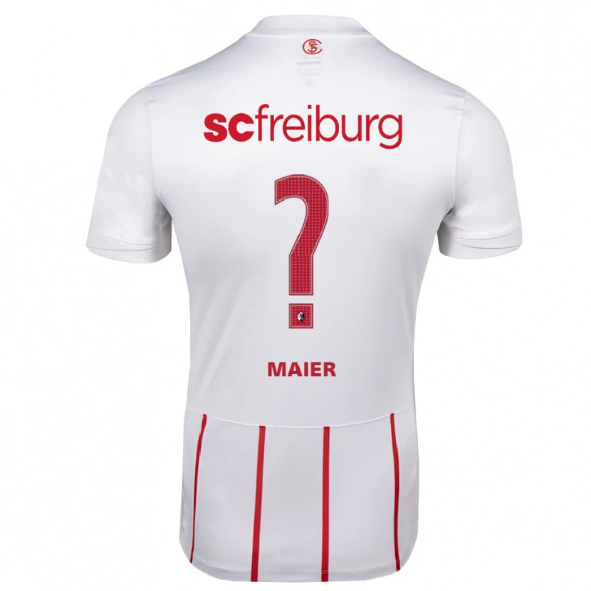 Danxen Herren Robin Maier #0 Weiß Rot Gelb Auswärtstrikot Trikot 2026/27 T-Shirt