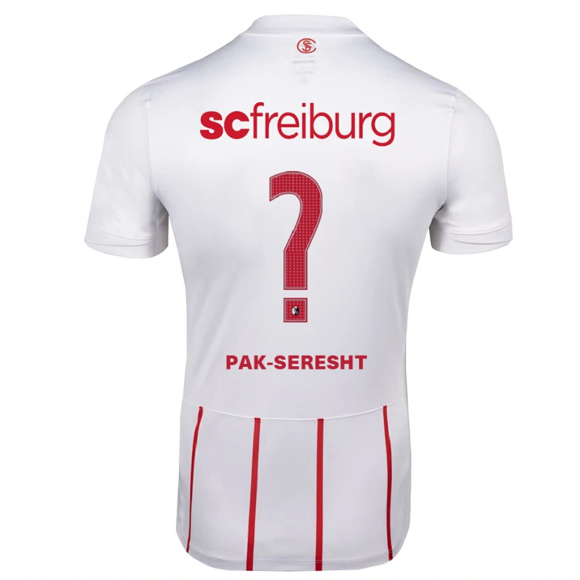 Danxen Herren Puyan Pak-Seresht #0 Weiß Rot Gelb Auswärtstrikot Trikot 2026/27 T-Shirt
