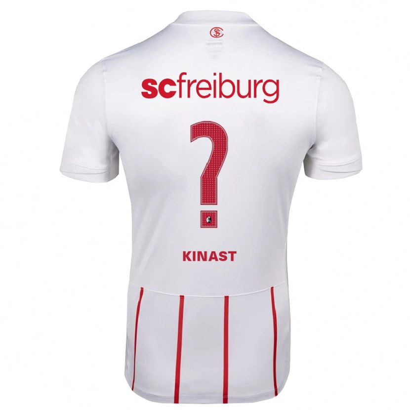 Danxen Herren Pablo Kinast #0 Weiß Rot Gelb Auswärtstrikot Trikot 2026/27 T-Shirt