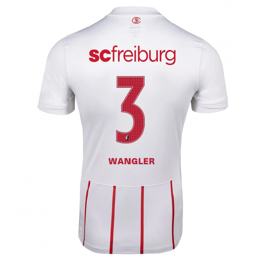 Danxen Herren Tim Wangler #3 Weiß Rot Gelb Auswärtstrikot Trikot 2026/27 T-Shirt