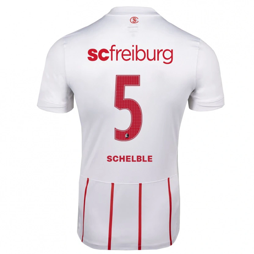 Danxen Herren Ricardo Schelble #5 Weiß Rot Gelb Auswärtstrikot Trikot 2026/27 T-Shirt