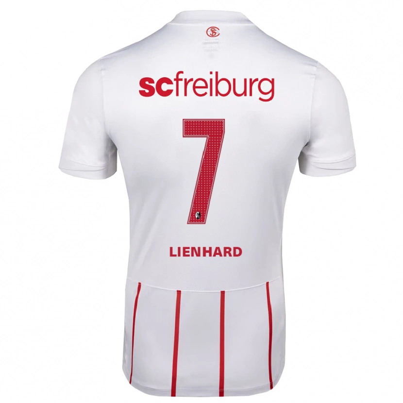 Danxen Herren Patrick Lienhard #7 Weiß Rot Gelb Auswärtstrikot Trikot 2026/27 T-Shirt