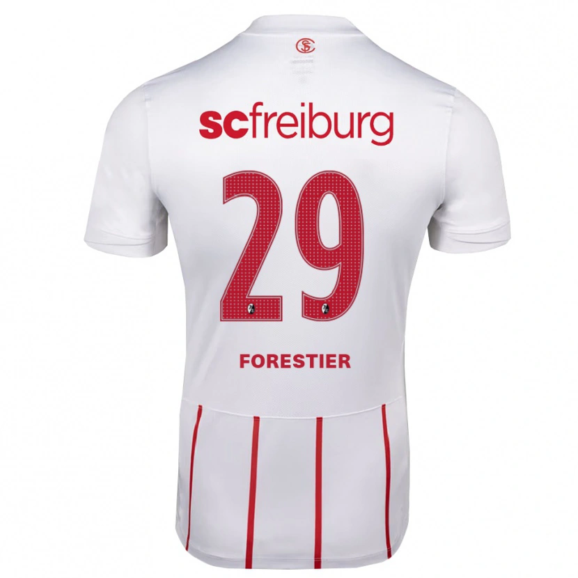 Danxen Herren Luis Forestier #29 Weiß Rot Gelb Auswärtstrikot Trikot 2026/27 T-Shirt