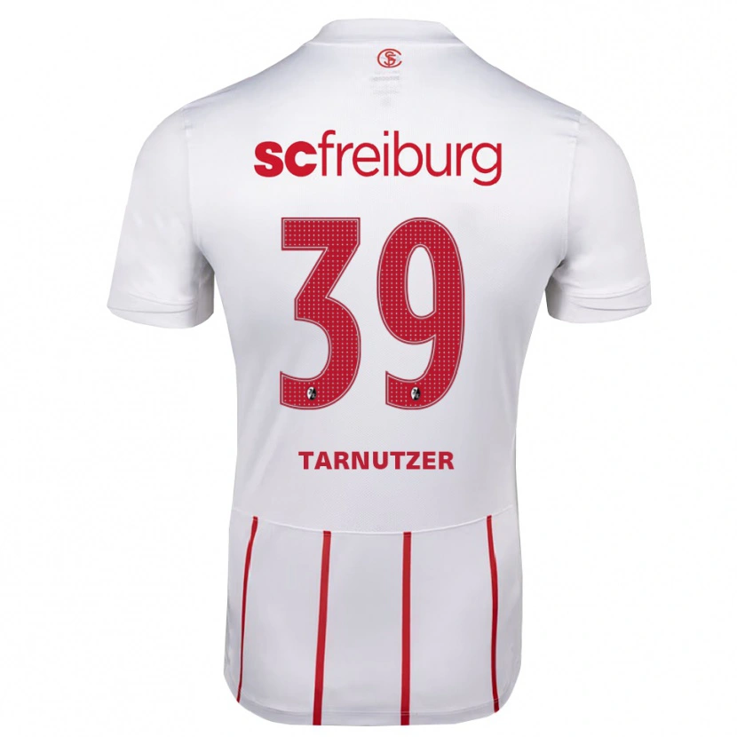 Danxen Herren Rouven Tarnutzer #39 Weiß Rot Gelb Auswärtstrikot Trikot 2026/27 T-Shirt