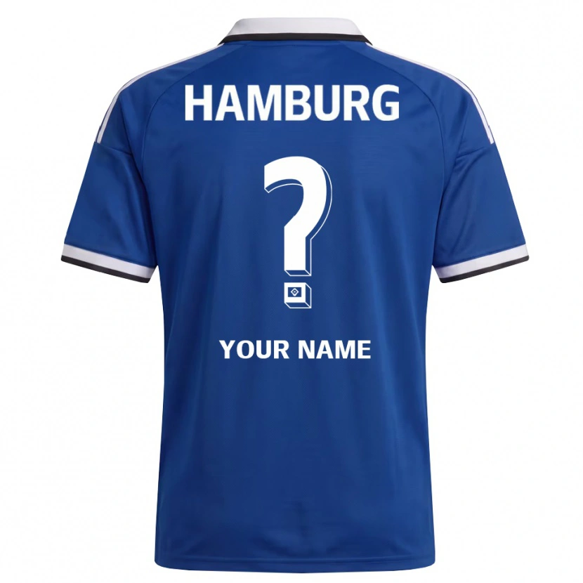Danxen Herren Ihren Namen #0 Weiß Blau Auswärtstrikot Trikot 2026/27 T-Shirt