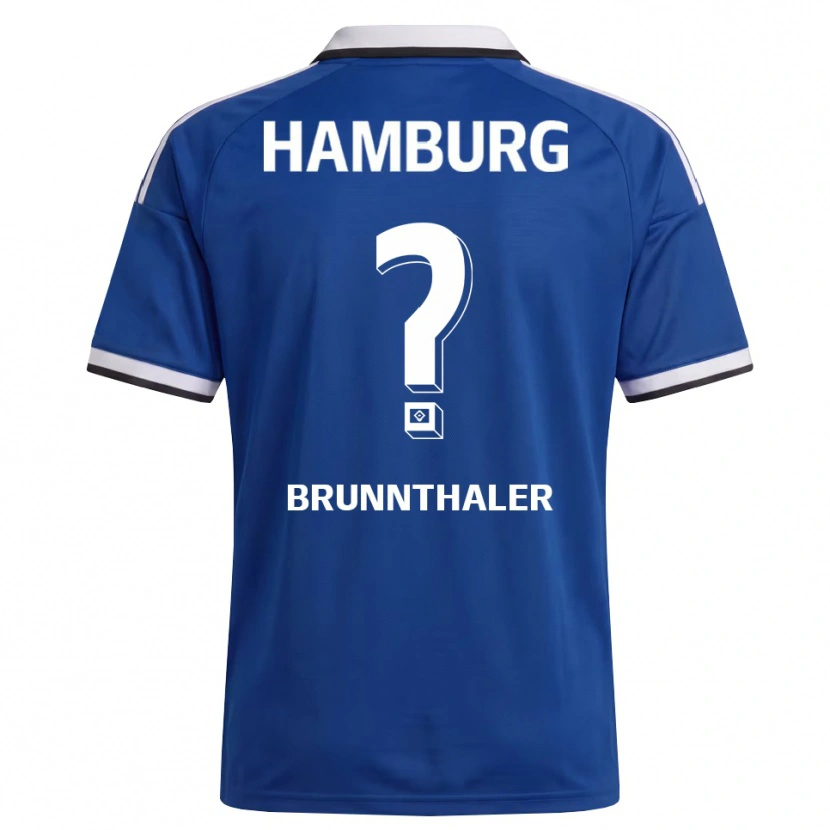 Danxen Herren Melanie Brunnthaler #0 Weiß Blau Auswärtstrikot Trikot 2026/27 T-Shirt