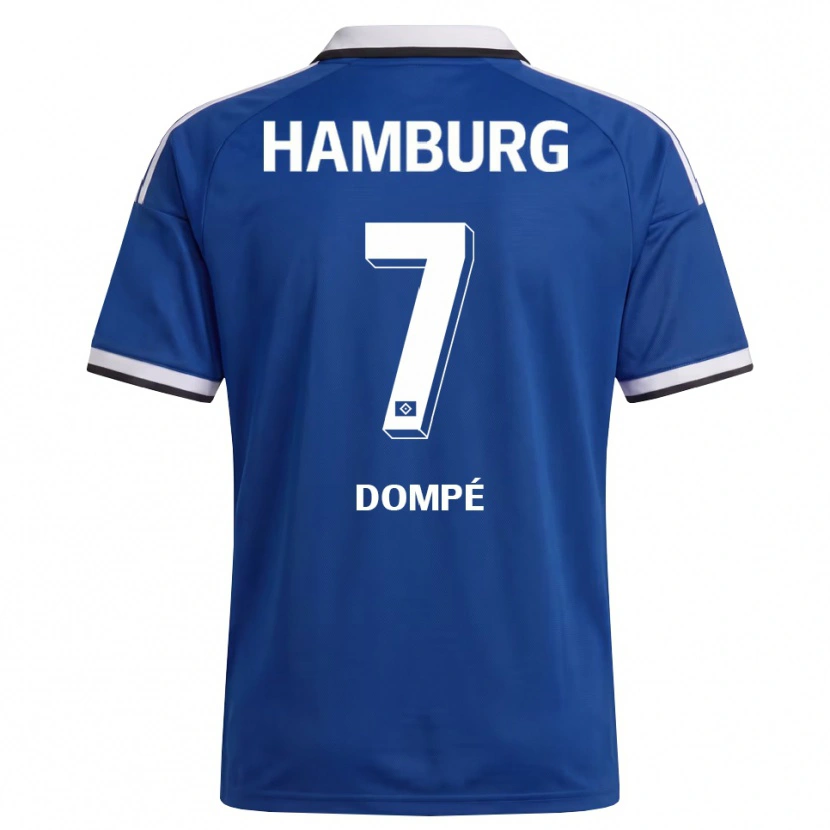 Danxen Herren Jean-Luc Dompé #7 Weiß Blau Auswärtstrikot Trikot 2026/27 T-Shirt