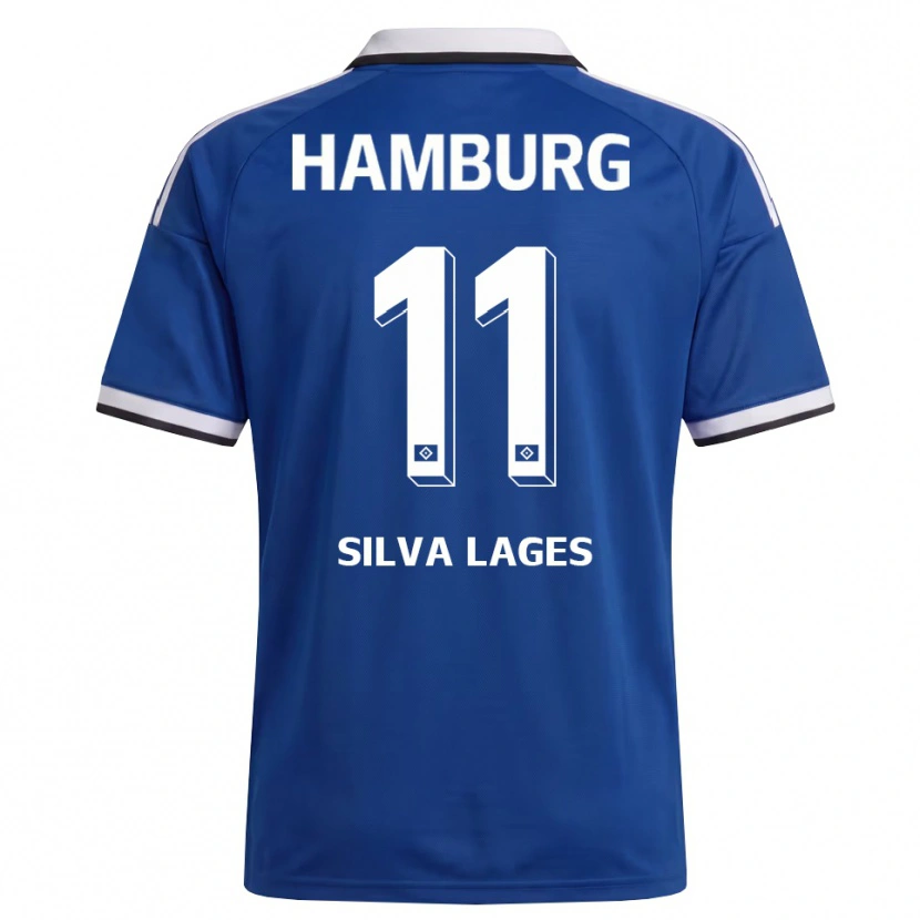Danxen Herren Martim Silva Lages #11 Weiß Blau Auswärtstrikot Trikot 2026/27 T-Shirt