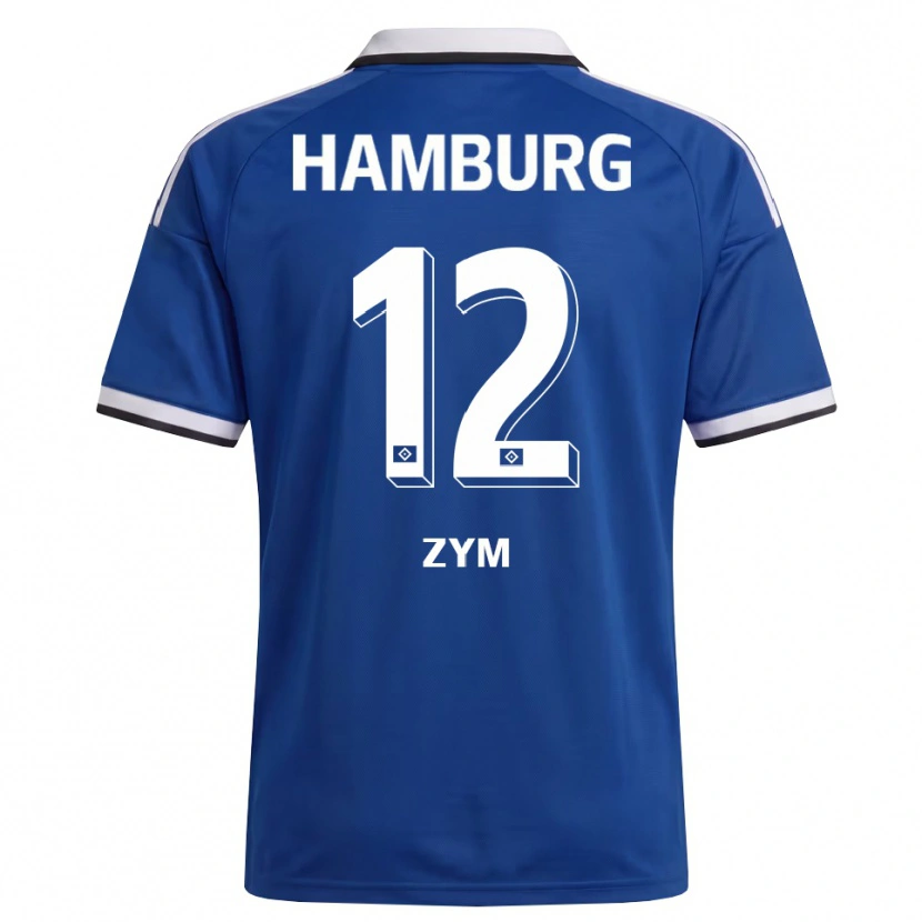 Danxen Herren Marcel Zym #12 Weiß Blau Auswärtstrikot Trikot 2026/27 T-Shirt
