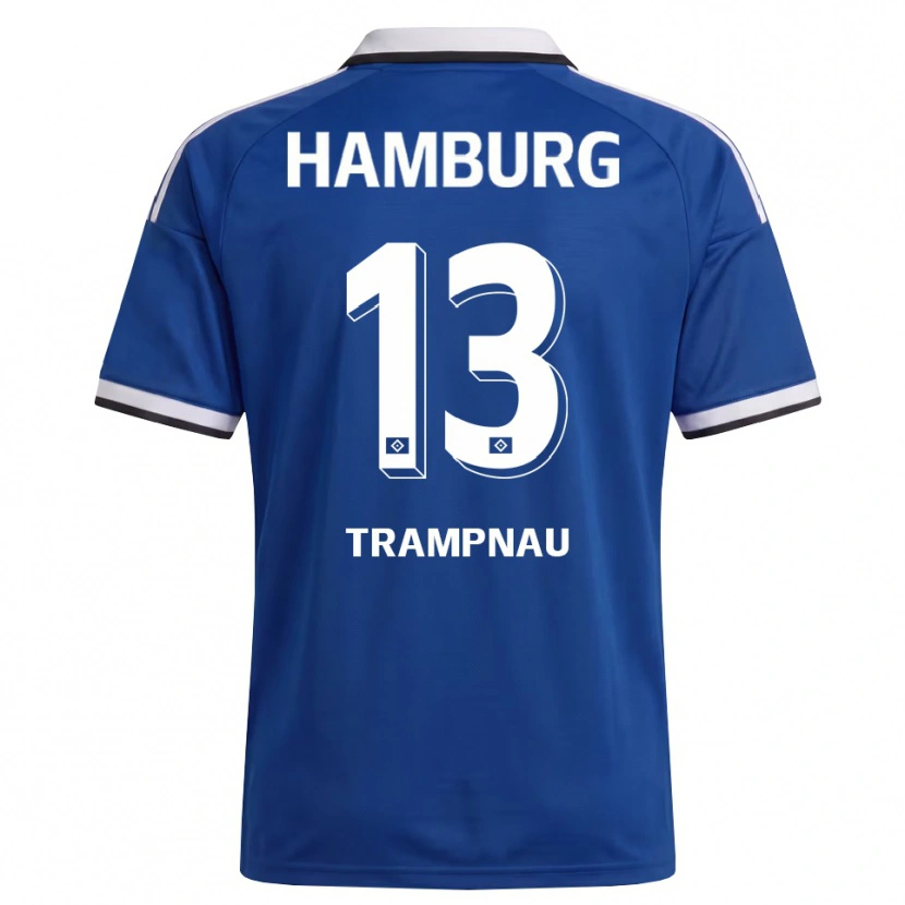 Danxen Herren Hannes Trampnau #13 Weiß Blau Auswärtstrikot Trikot 2026/27 T-Shirt