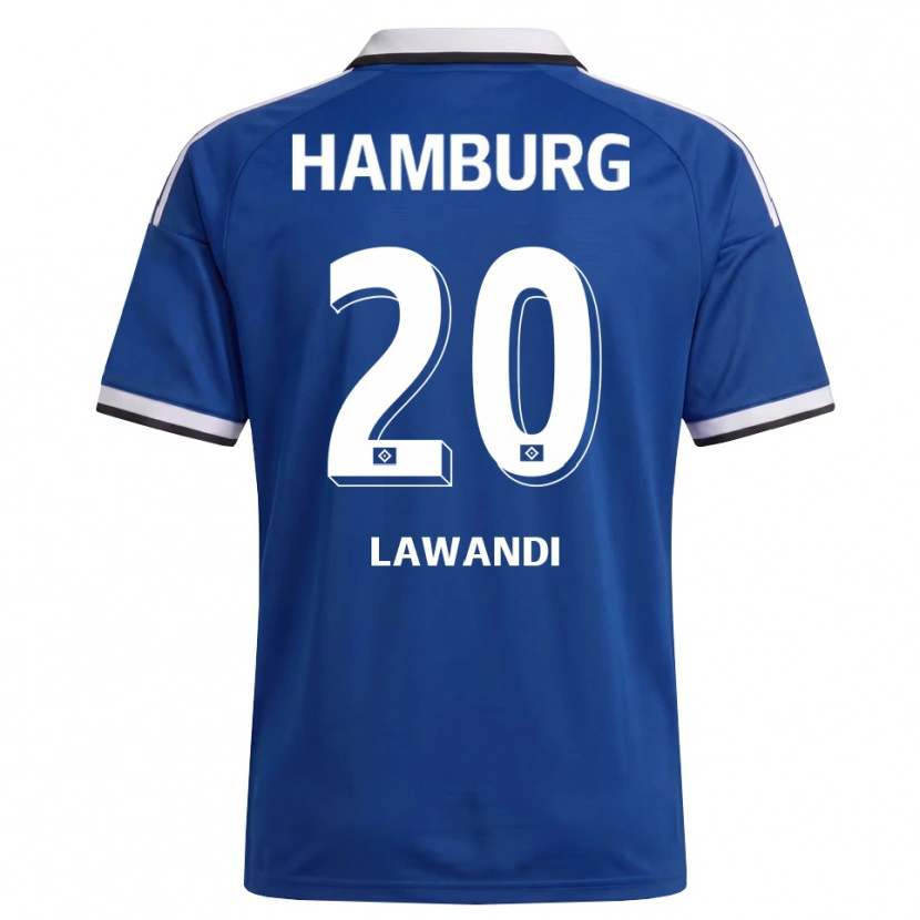 Danxen Herren Alexander Lawandi #20 Weiß Blau Auswärtstrikot Trikot 2026/27 T-Shirt