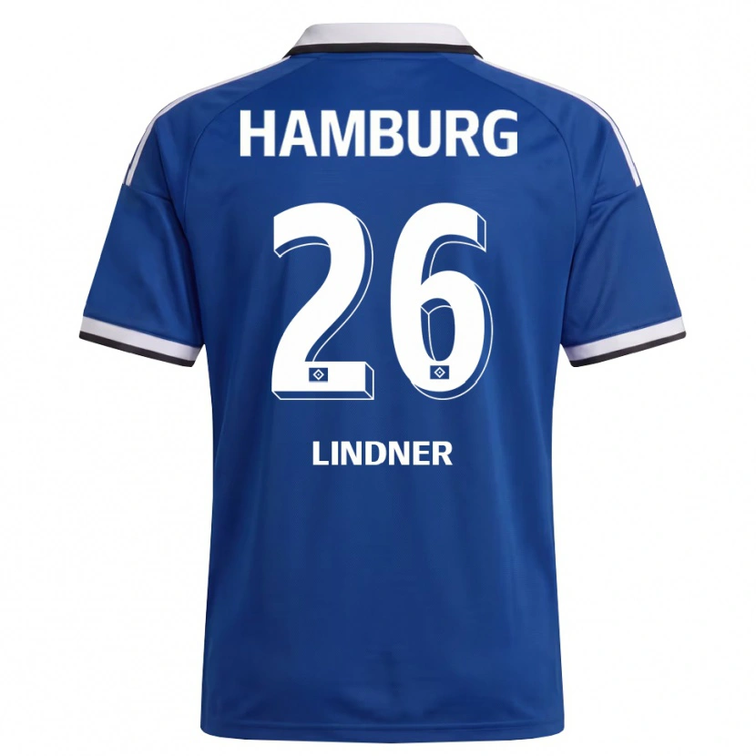 Danxen Herren Mick Lindner #26 Weiß Blau Auswärtstrikot Trikot 2026/27 T-Shirt