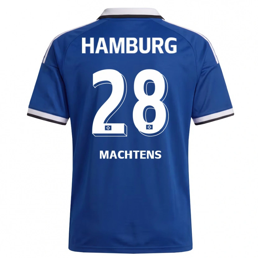 Danxen Herren Pauline Machtens #28 Weiß Blau Auswärtstrikot Trikot 2026/27 T-Shirt