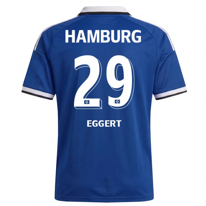 Danxen Herren Leni Eggert #29 Weiß Blau Auswärtstrikot Trikot 2026/27 T-Shirt