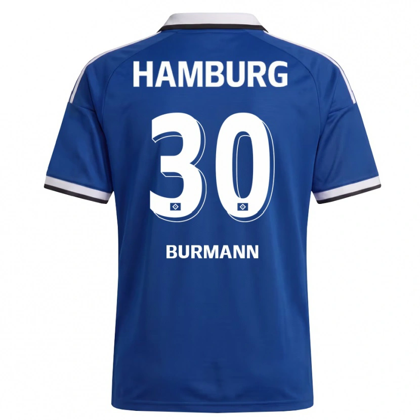 Danxen Herren Tarah Burmann #30 Weiß Blau Auswärtstrikot Trikot 2026/27 T-Shirt
