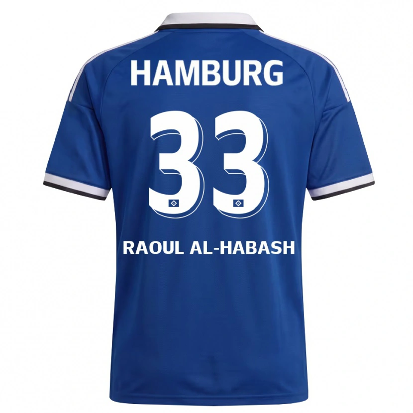 Danxen Herren Luca Raoul Al-Habash #33 Weiß Blau Auswärtstrikot Trikot 2026/27 T-Shirt