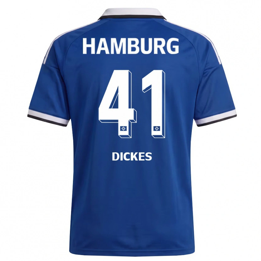 Danxen Herren Fernando Dickes #41 Weiß Blau Auswärtstrikot Trikot 2026/27 T-Shirt