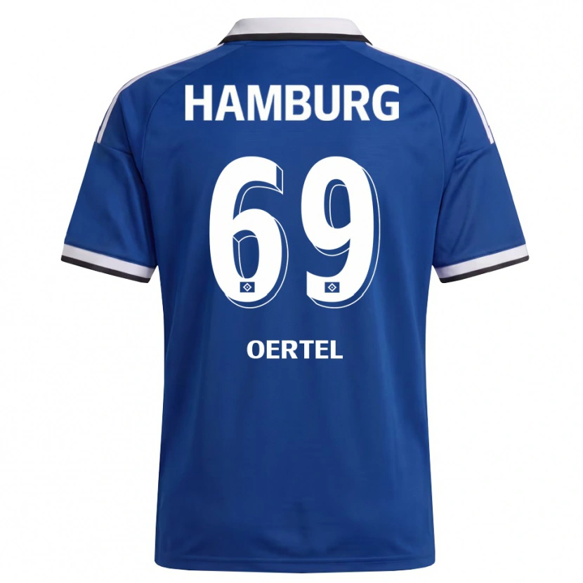 Danxen Herren Jan Oertel #69 Weiß Blau Auswärtstrikot Trikot 2026/27 T-Shirt