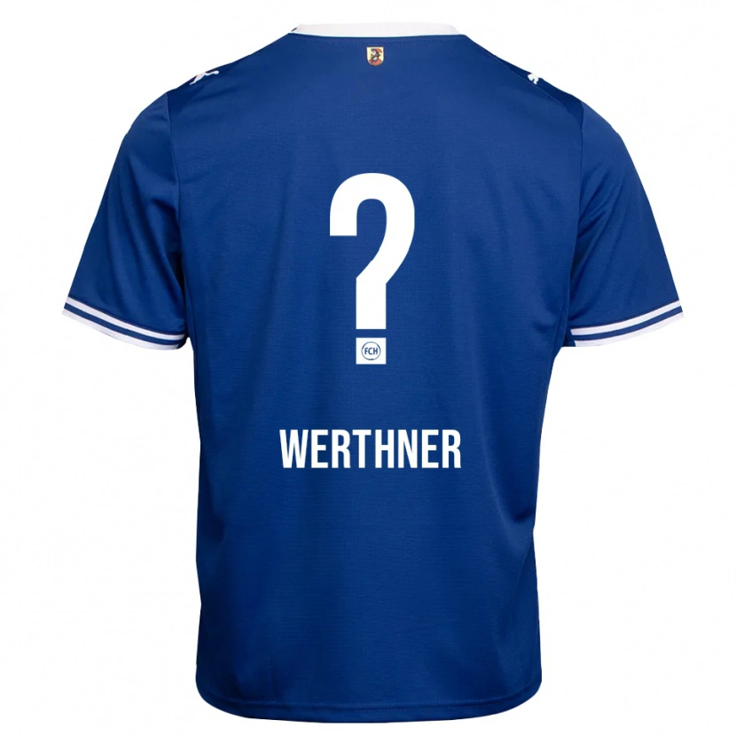Danxen Herren Loretta Werthner #0 Königsblau Weiß Auswärtstrikot Trikot 2026/27 T-Shirt