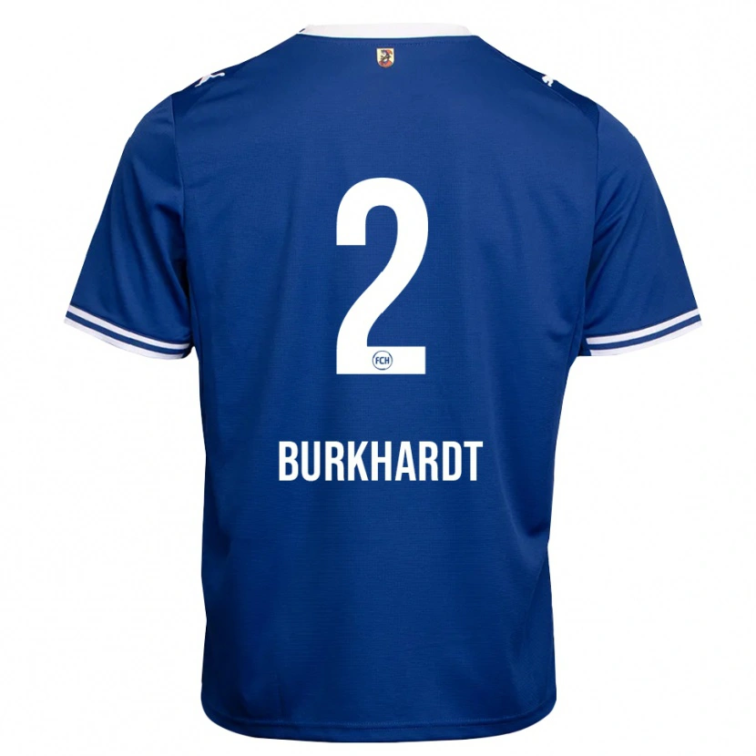 Danxen Herren Hannes Burkhardt #2 Königsblau Weiß Auswärtstrikot Trikot 2026/27 T-Shirt