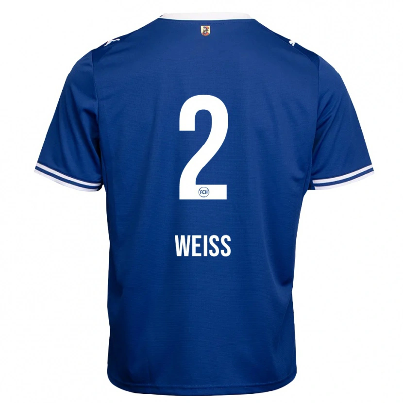 Danxen Herren Philipp Weiß #2 Königsblau Weiß Auswärtstrikot Trikot 2026/27 T-Shirt