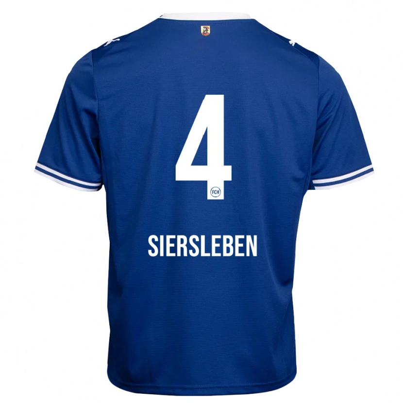 Danxen Herren Tim Siersleben #4 Königsblau Weiß Auswärtstrikot Trikot 2026/27 T-Shirt