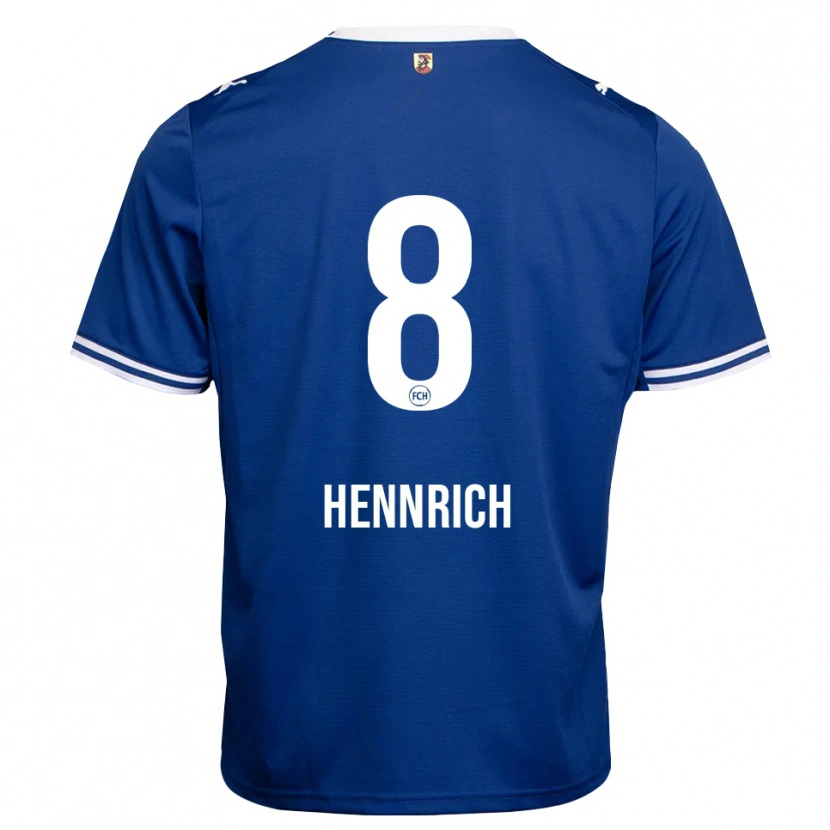 Danxen Herren Paul Hennrich #8 Königsblau Weiß Auswärtstrikot Trikot 2026/27 T-Shirt