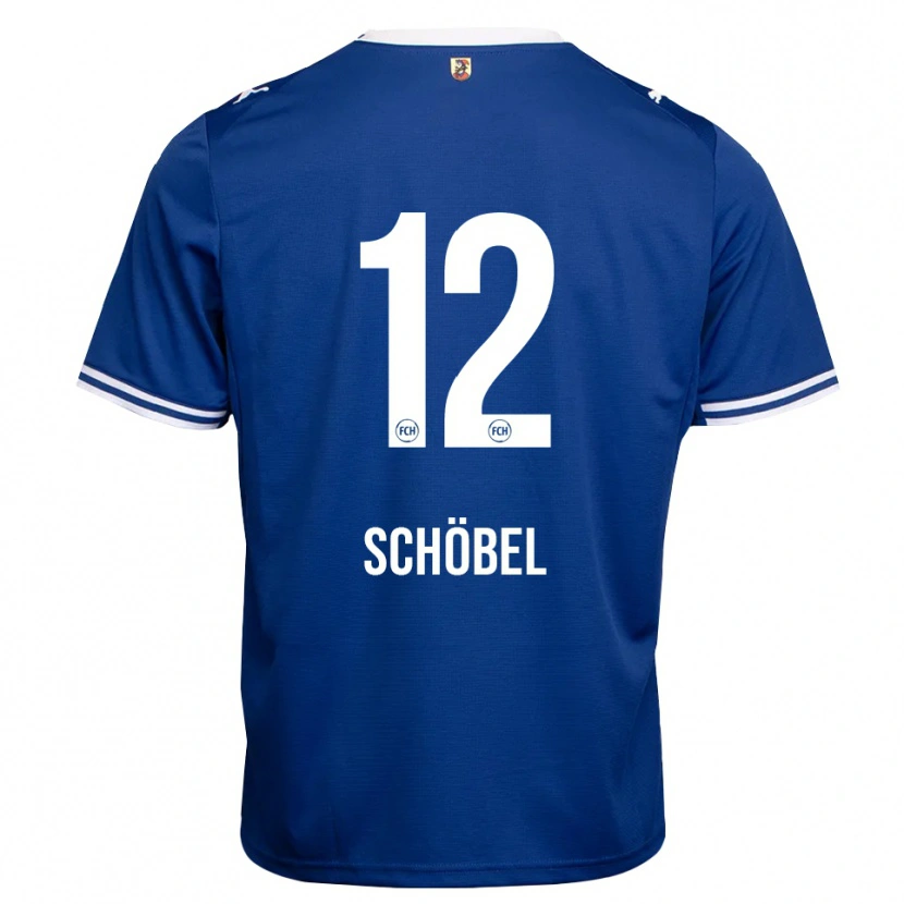 Danxen Herren Etienne Schöbel #12 Königsblau Weiß Auswärtstrikot Trikot 2026/27 T-Shirt