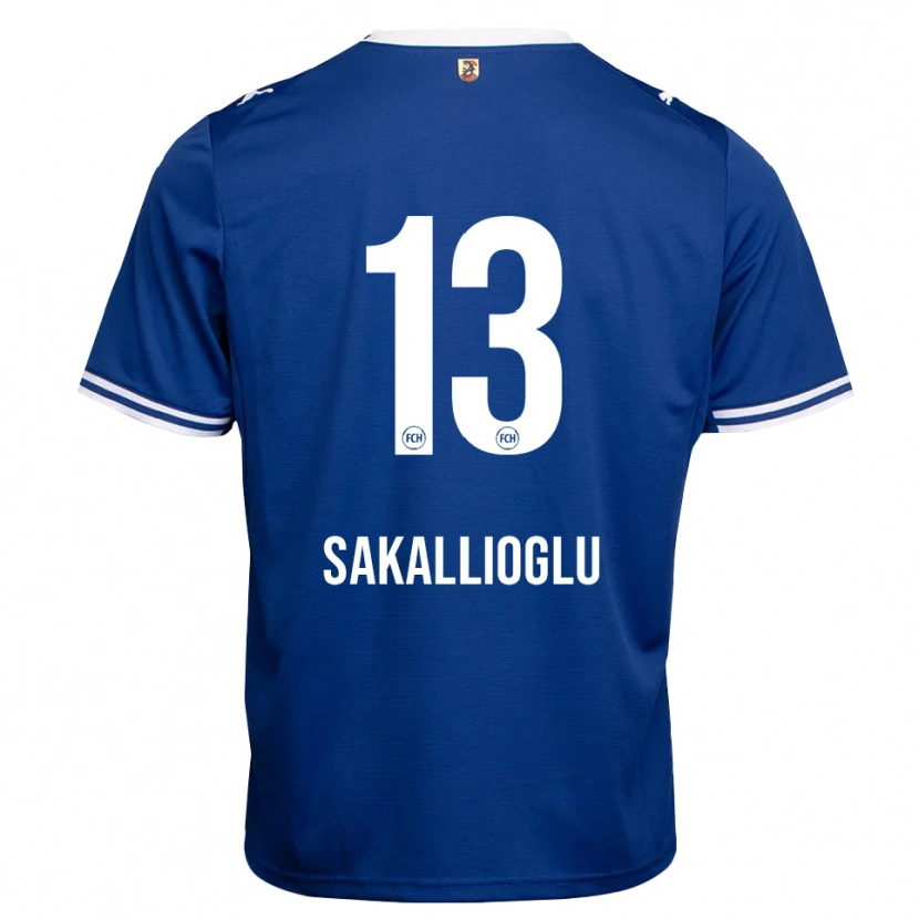 Danxen Herren Nisa Sakallioglu #13 Königsblau Weiß Auswärtstrikot Trikot 2026/27 T-Shirt