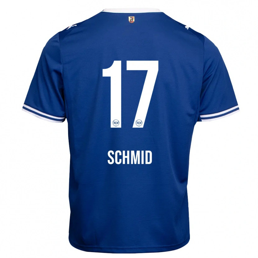 Danxen Herren Florent Schmid #17 Königsblau Weiß Auswärtstrikot Trikot 2026/27 T-Shirt