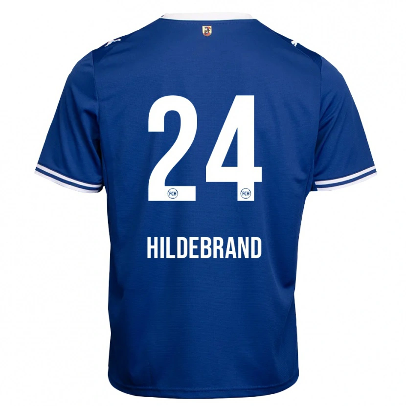 Danxen Herren Jan Hildebrandt #24 Königsblau Weiß Auswärtstrikot Trikot 2026/27 T-Shirt