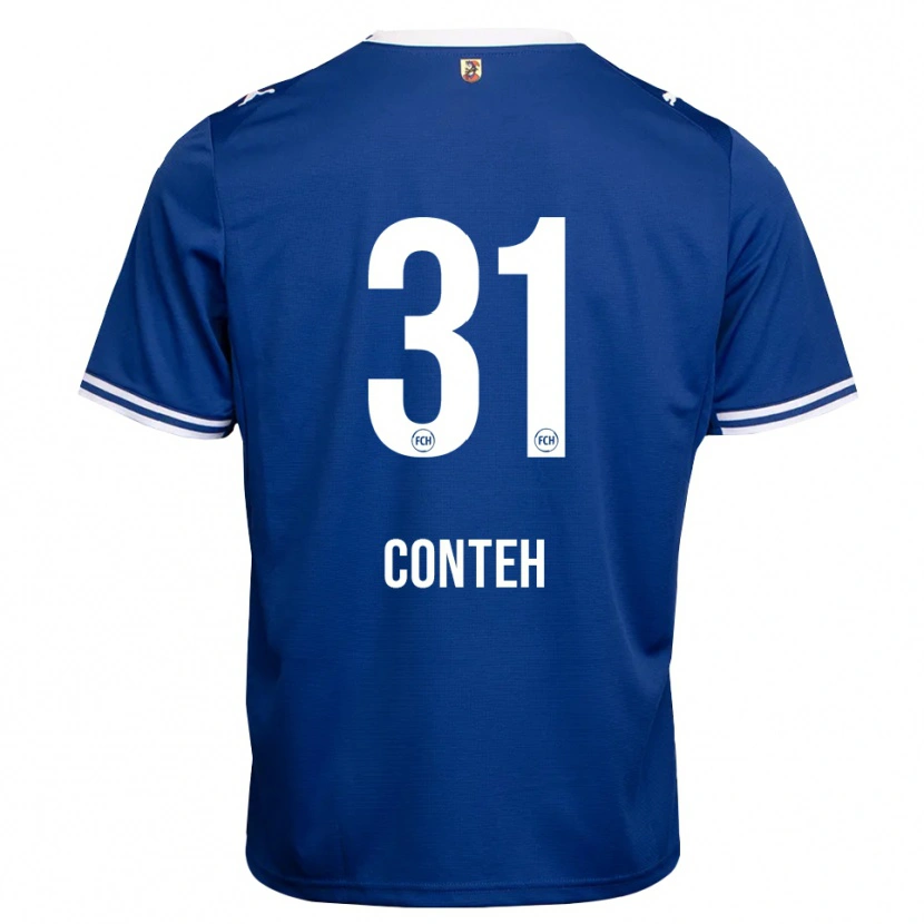 Danxen Herren Sirlord Conteh #31 Königsblau Weiß Auswärtstrikot Trikot 2026/27 T-Shirt