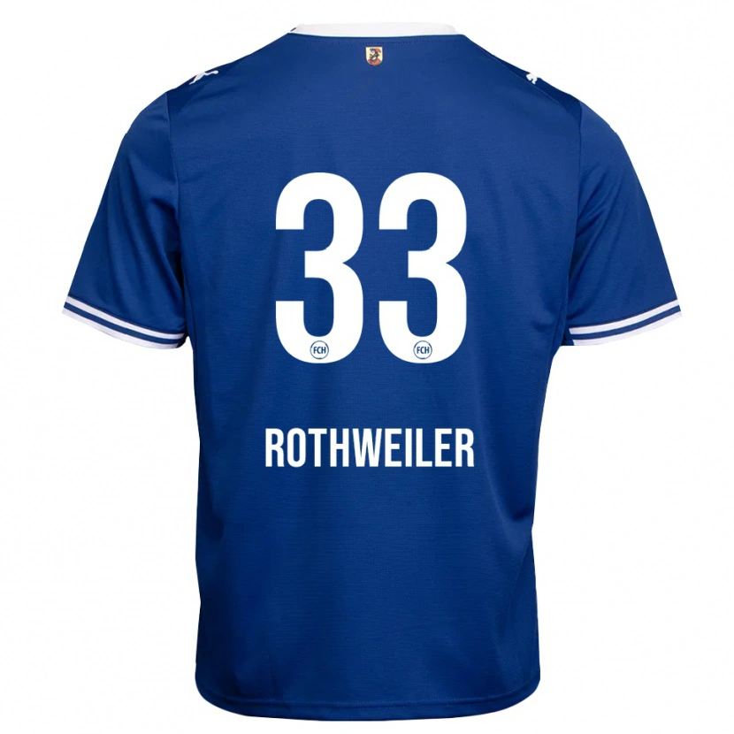 Danxen Herren Nick Rothweiler #33 Königsblau Weiß Auswärtstrikot Trikot 2026/27 T-Shirt