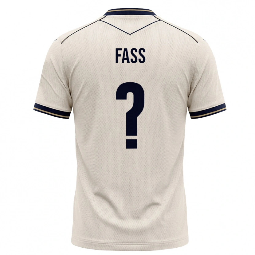 Danxen Herren Marlon Faß #0 Creme Tiefblau Auswärtstrikot Trikot 2026/27 T-Shirt