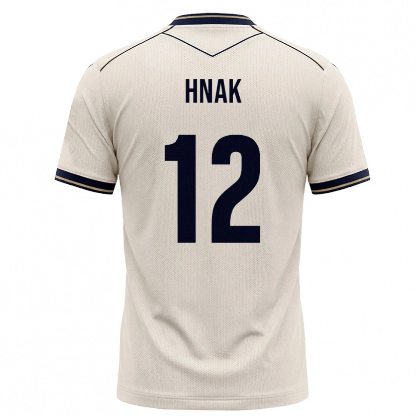 Danxen Herren Anwar Hnak #12 Creme Tiefblau Auswärtstrikot Trikot 2026/27 T-Shirt