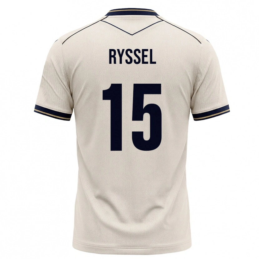 Danxen Herren Noah Ryssel #15 Creme Tiefblau Auswärtstrikot Trikot 2026/27 T-Shirt