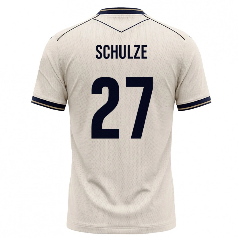 Danxen Herren Louis Schulze #27 Creme Tiefblau Auswärtstrikot Trikot 2026/27 T-Shirt