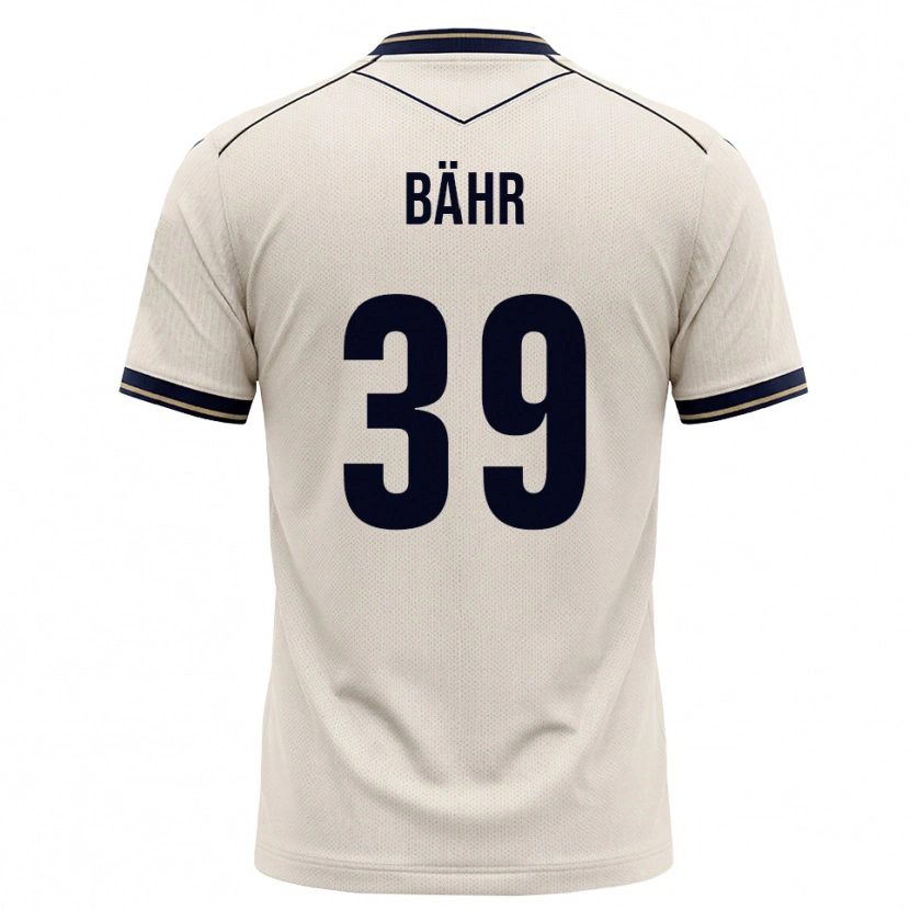Danxen Herren Florian Bähr #39 Creme Tiefblau Auswärtstrikot Trikot 2026/27 T-Shirt