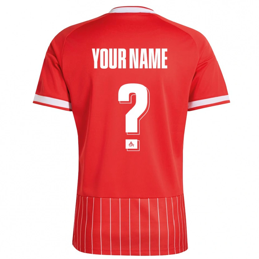 Danxen Herren Ihren Namen #0 Rot Weiß Grün Auswärtstrikot Trikot 2026/27 T-Shirt