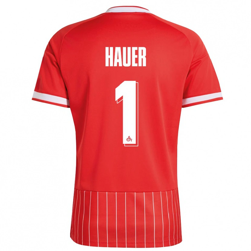 Danxen Herren Luis Hauer #1 Rot Weiß Grün Auswärtstrikot Trikot 2026/27 T-Shirt