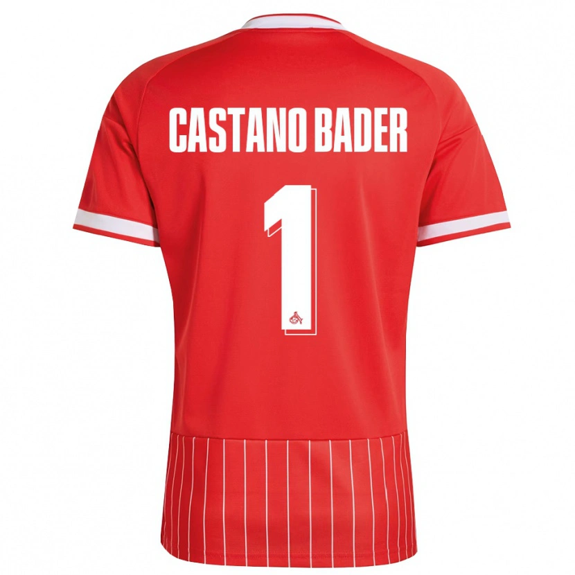 Danxen Herren Simeon Castano Bader #1 Rot Weiß Grün Auswärtstrikot Trikot 2026/27 T-Shirt