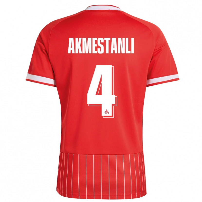 Danxen Herren Teoman Akmestanli #4 Rot Weiß Grün Auswärtstrikot Trikot 2026/27 T-Shirt