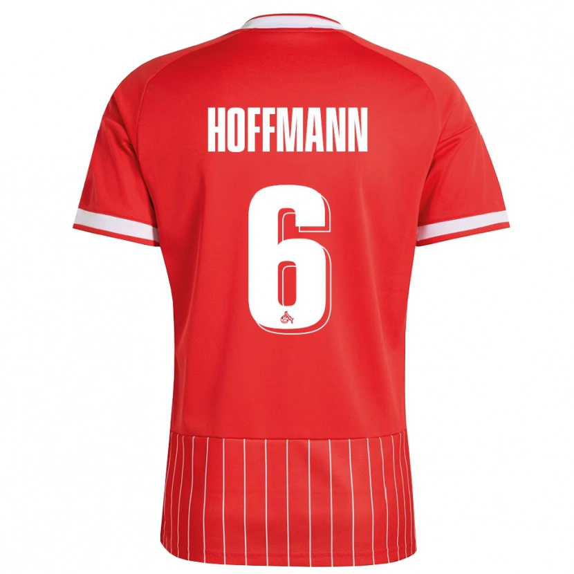 Danxen Herren Niklas Hoffmann #6 Rot Weiß Grün Auswärtstrikot Trikot 2026/27 T-Shirt