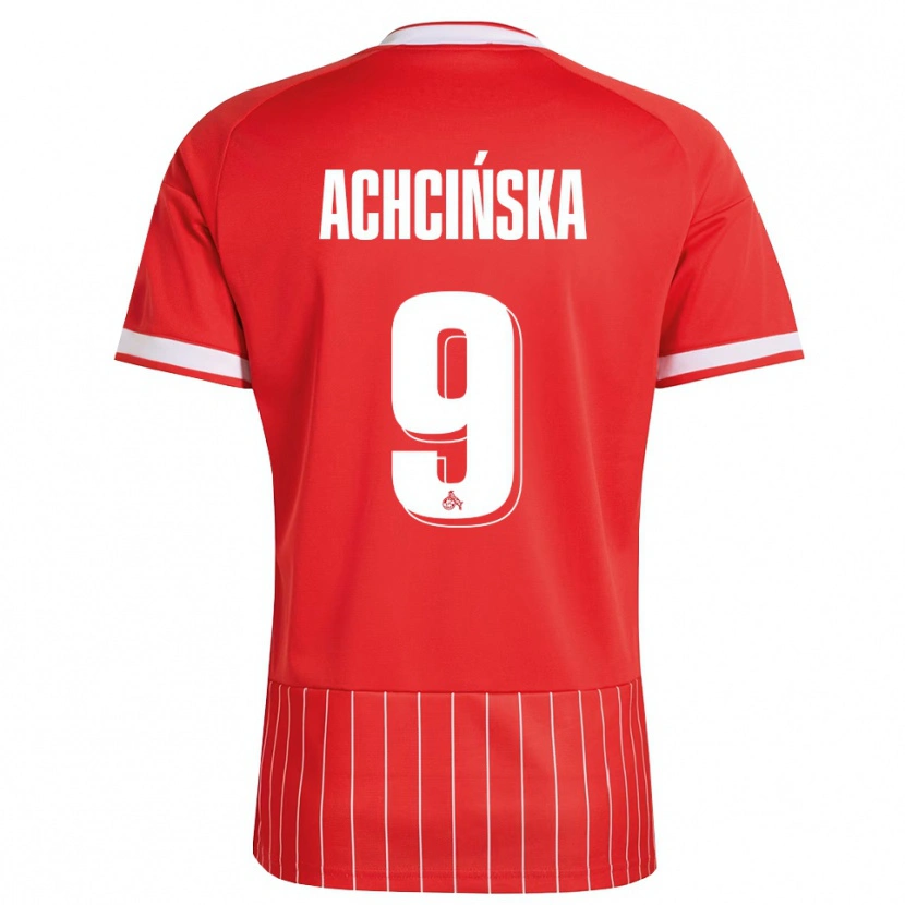 Danxen Herren Adriana Achcińska #9 Rot Weiß Grün Auswärtstrikot Trikot 2026/27 T-Shirt