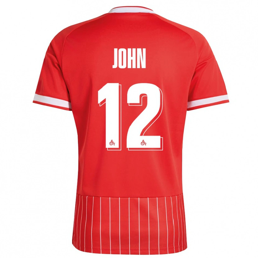 Danxen Herren Neven John #12 Rot Weiß Grün Auswärtstrikot Trikot 2026/27 T-Shirt
