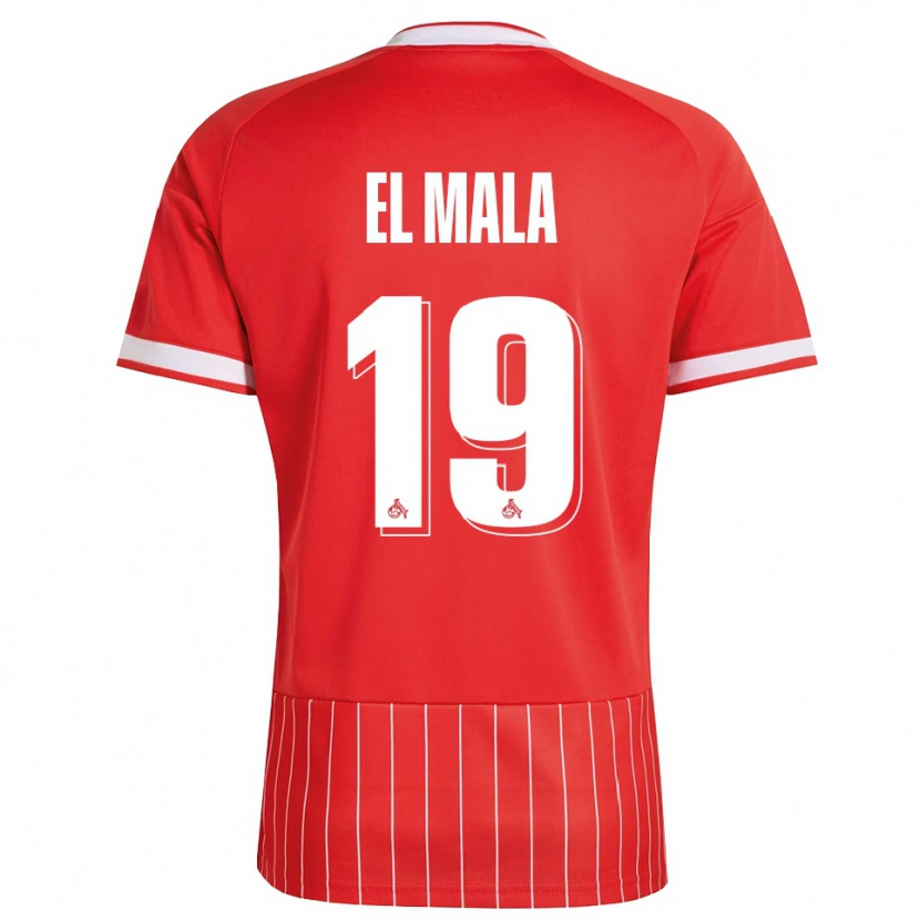Danxen Herren Malek El Mala #19 Rot Weiß Grün Auswärtstrikot Trikot 2026/27 T-Shirt